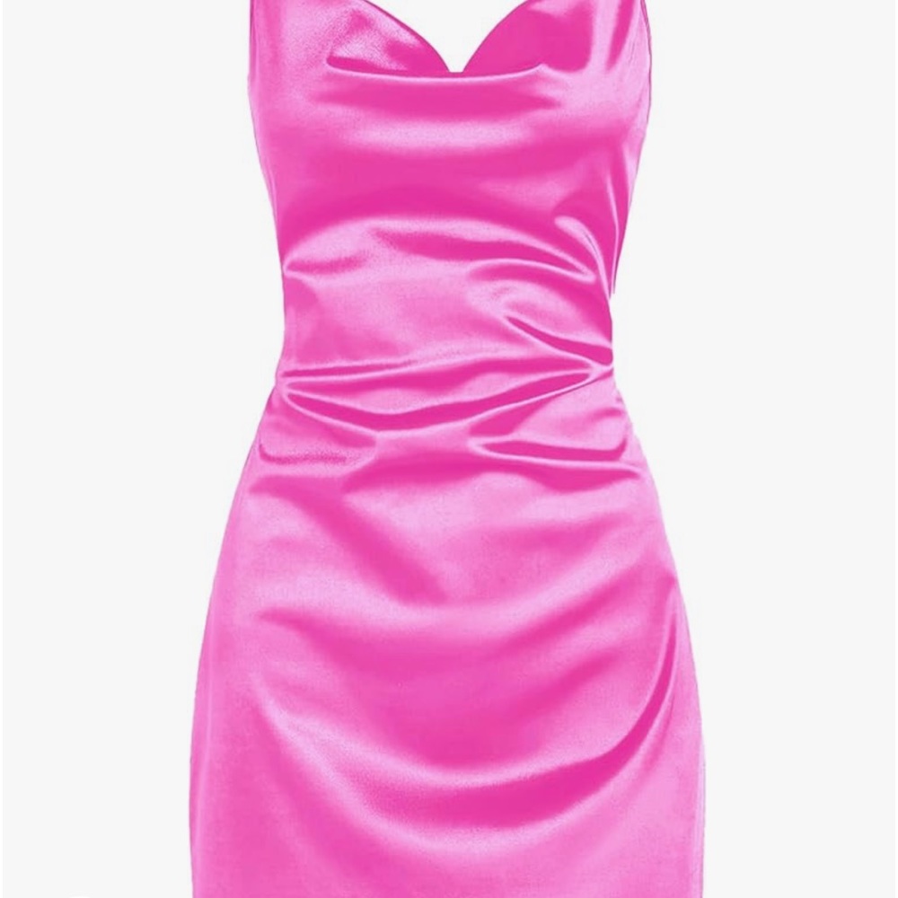 AMAZON pink mini dress